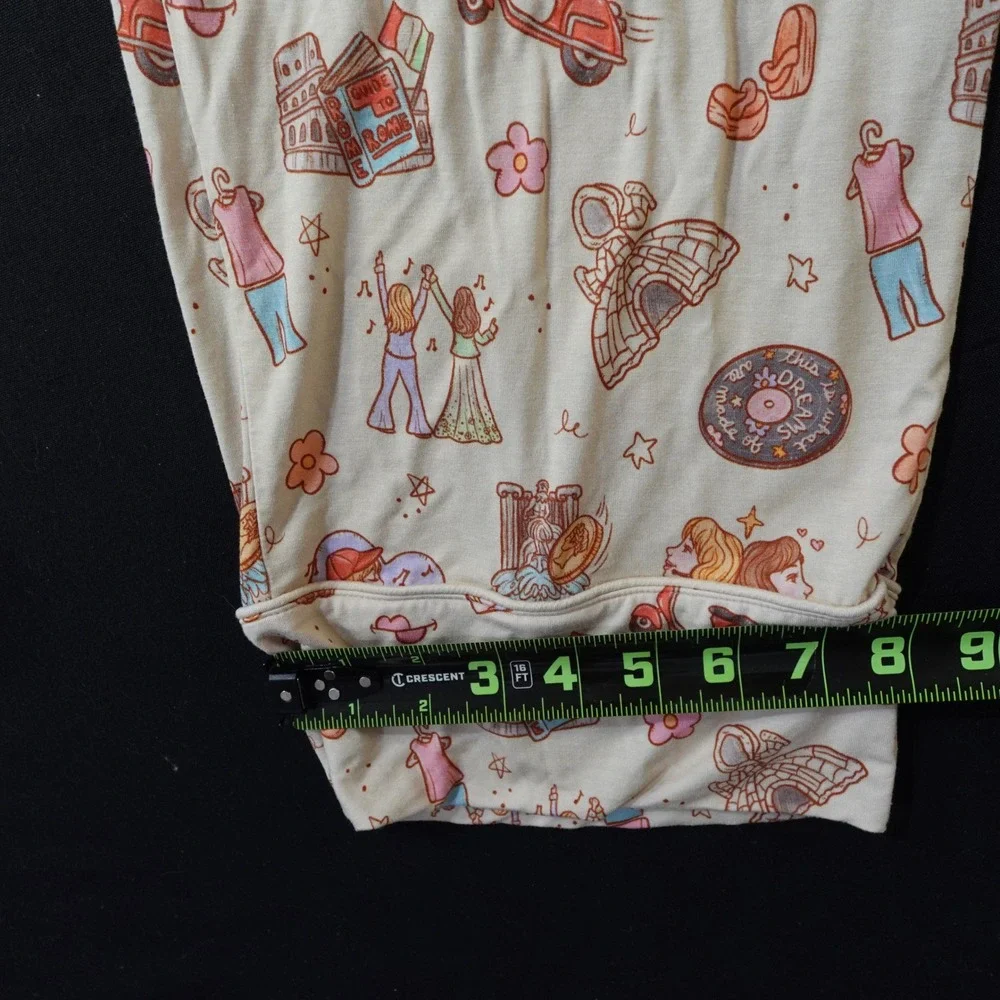 Magical Little Babes Bamboo Pajama Set Size Small Italy Travel Print